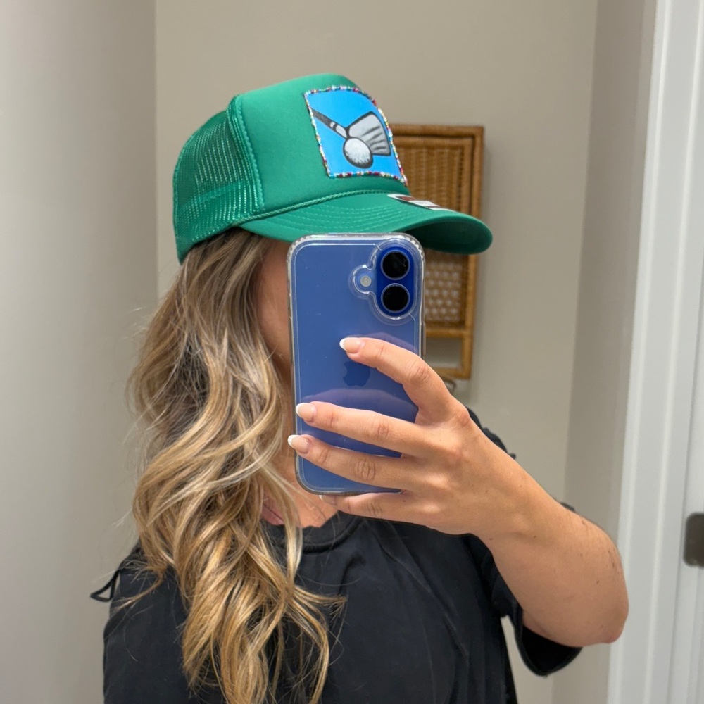 Hand Painted Golf Trucker Hat